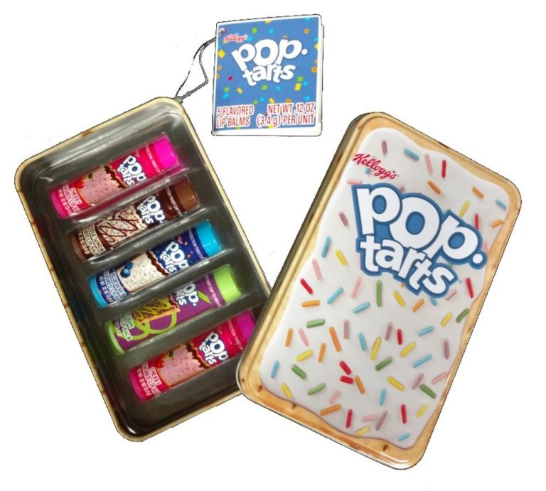 Pop Tarts flavored lip balm gift set